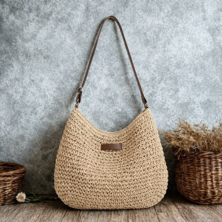 FLORENCE | ELEGANT WOVEN CROSSBODY BAG