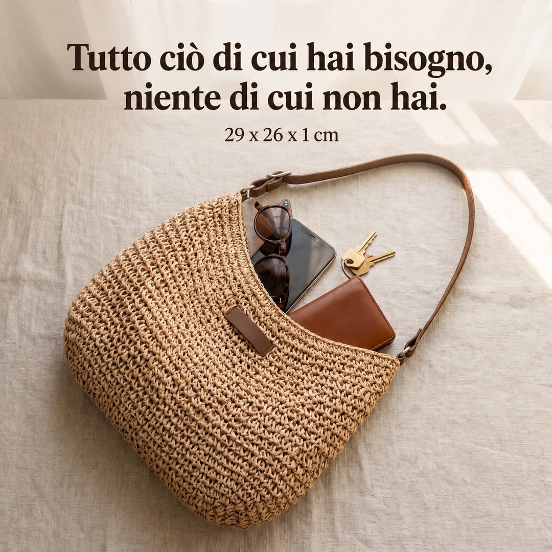 FLORENCE | ELEGANT WOVEN CROSSBODY BAG