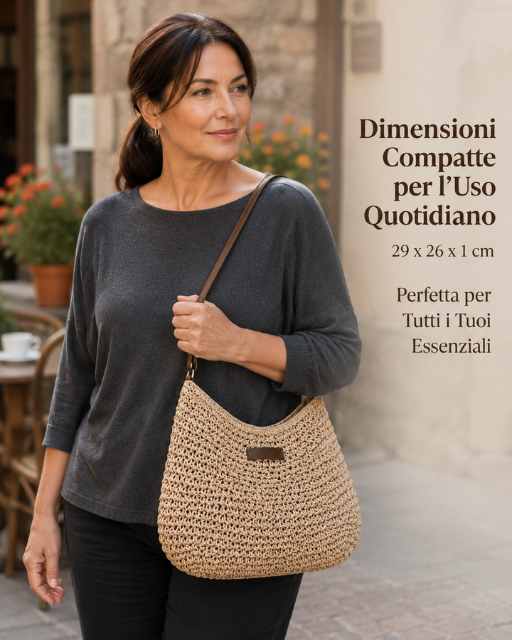 FLORENCE | ELEGANT WOVEN CROSSBODY BAG