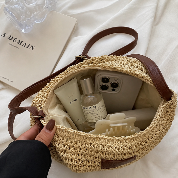 FLORENCE | ELEGANT WOVEN CROSSBODY BAG