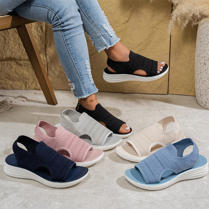 ROSALIND | BREATHABLE PLATFORM SANDALS