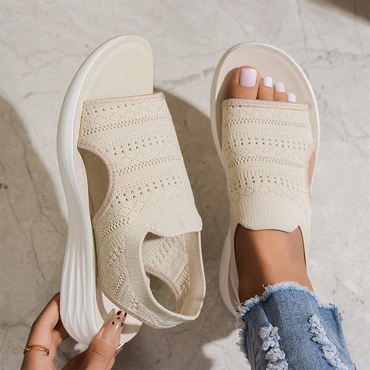 ROSALIND | BREATHABLE PLATFORM SANDALS