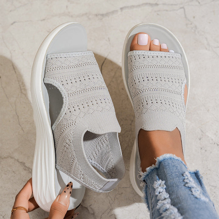 ROSALIND | BREATHABLE PLATFORM SANDALS