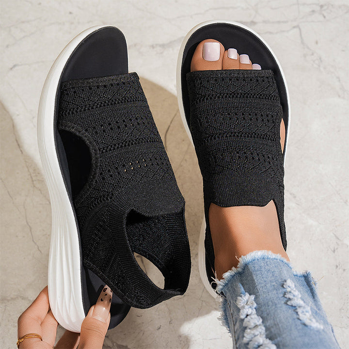 ROSALIND | BREATHABLE PLATFORM SANDALS