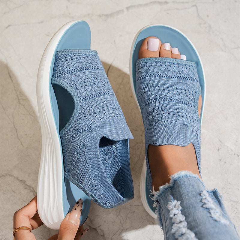 ROSALIND | BREATHABLE PLATFORM SANDALS