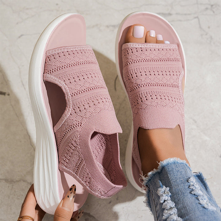 ROSALIND | BREATHABLE PLATFORM SANDALS