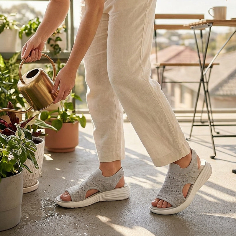 ROSALIND | BREATHABLE PLATFORM SANDALS