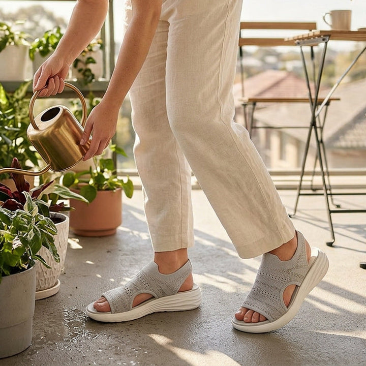 ROSALIND | BREATHABLE PLATFORM SANDALS