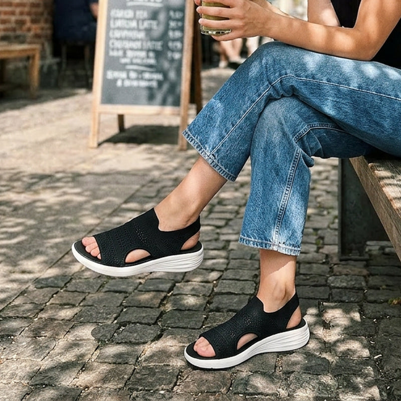 ROSALIND | BREATHABLE PLATFORM SANDALS